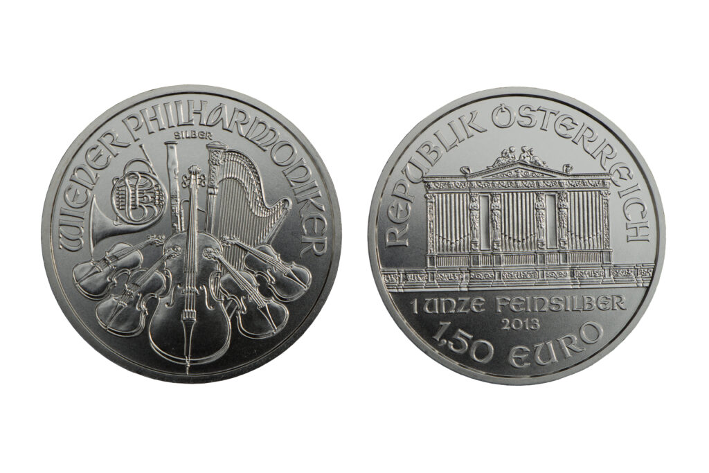 An image of a Vienna Philharmonic coin