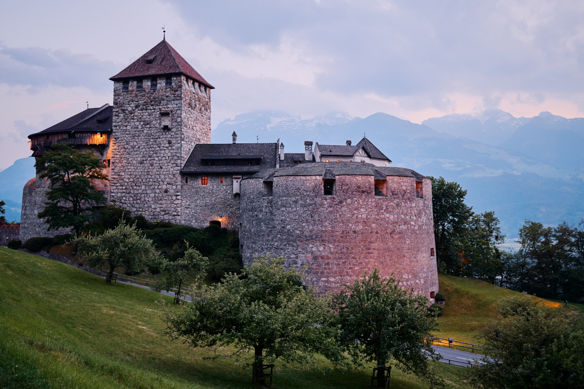 Castello di Vaduz, residenza del Principe del Liechtenstein