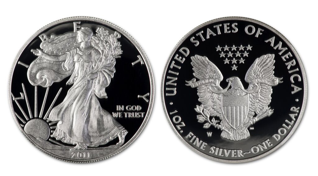 Pièce d'argent américaine American Eagle